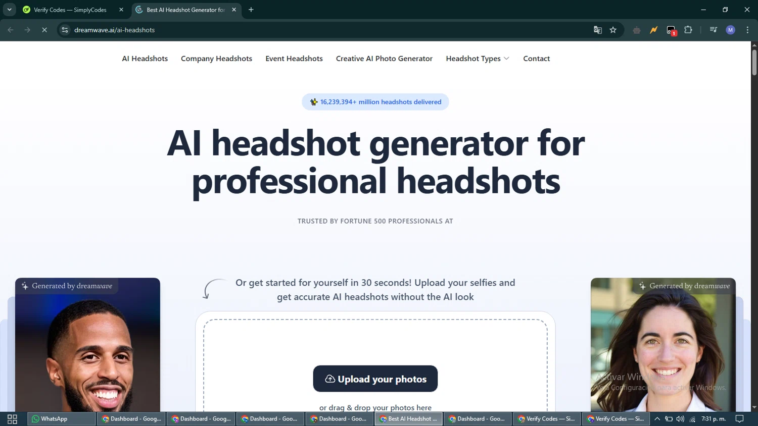 Dreamwave AI discount code screenshot showing code T5KCT5LD applied at Dreamwave AI checkout page. Uploaded by SimplyCodes community member VoucherCurator824 on Apr 23, 2025