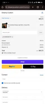 Kawasaky15 coupon verification screenshot