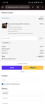 15LOFO coupon verification screenshot