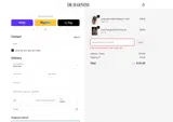 Dr. Harness coupon verification screenshot
