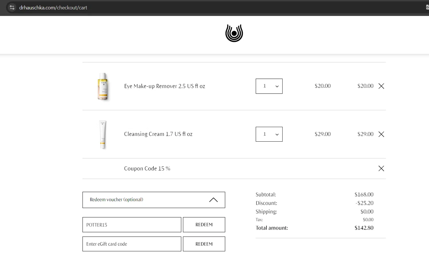 how to use Dr. Hauschka coupons