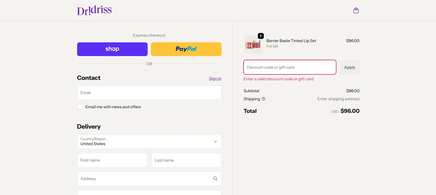 Dr. Idriss discount code screenshot showing code EVERYTHING applied at Dr. Idriss checkout page. Uploaded by SimplyCodes community member CleverChaser8361 on Nov 7, 2025