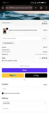 SKIPPERSURF coupon verification screenshot
