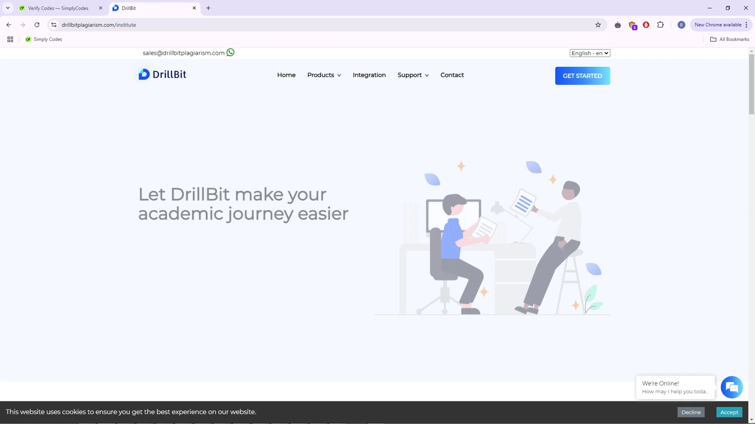 Drillbit checkout page showing Drillbit promo code box | Screenshot taken by SimplyCodes community member on Jan 9, 2025