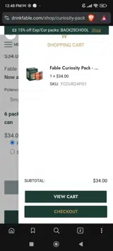 BACK2SCHOOL coupon verification screenshot