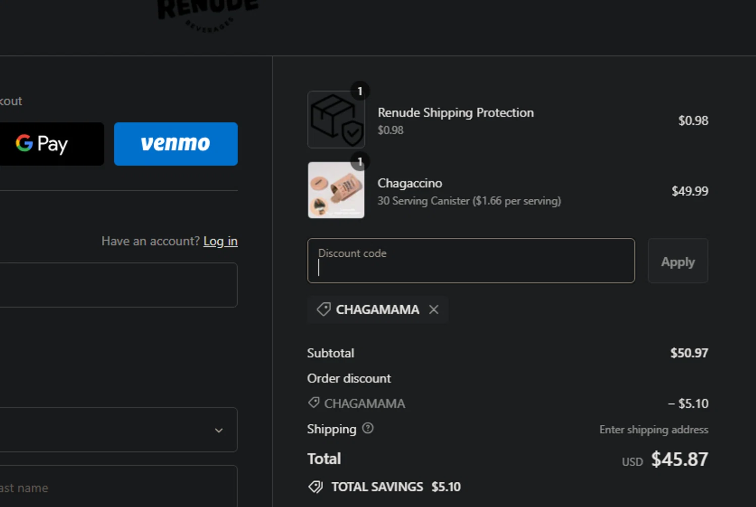 how to use Renude coupons