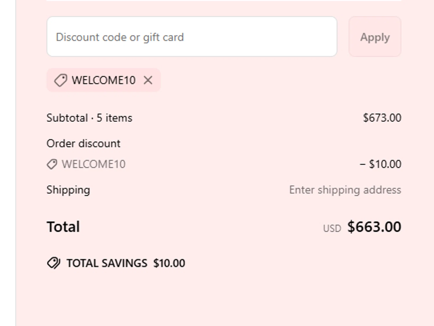 Drippy discount code screenshot showing code WELCOME10 applied at Drippy checkout page. Uploaded by SimplyCodes community member Chukaflu on Mar 15, 2025