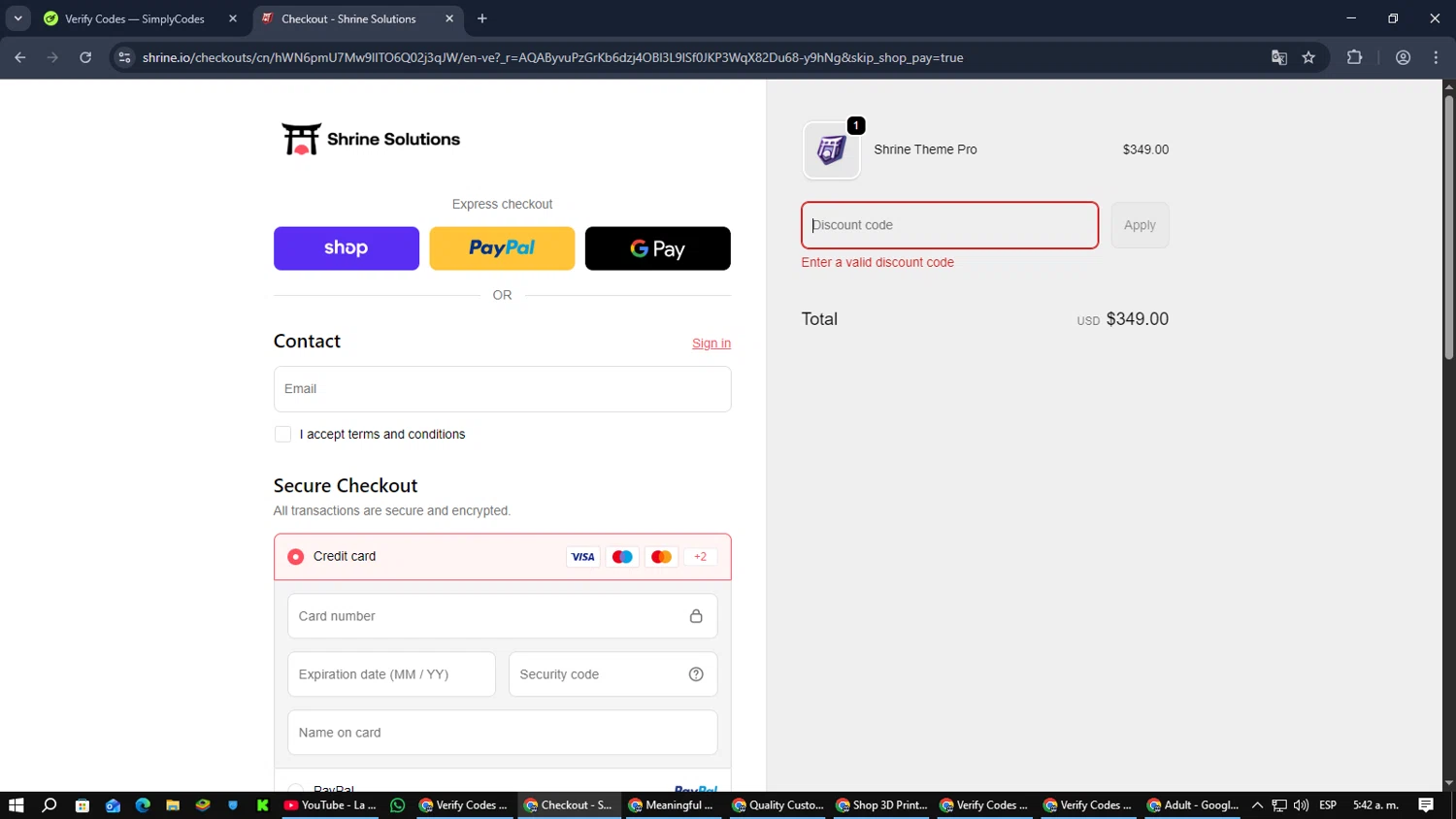 Drippy Rags discount code screenshot showing code GOODBUY19 applied at Drippy Rags checkout page. Uploaded by SimplyCodes community member RebateCaptain6440 on Dec 25, 2025