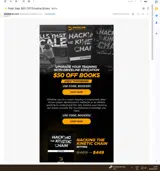 BOOKS50 coupon verification screenshot
