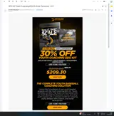 YOUTH30 coupon verification screenshot
