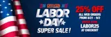 LABOR25 coupon verification screenshot