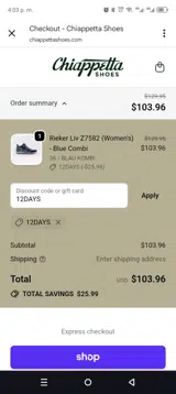 JN10 coupon verification screenshot