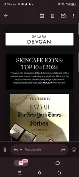 Holiday coupon verification screenshot