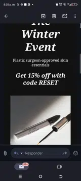Reset coupon verification screenshot