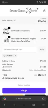 LHC82211 coupon verification screenshot
