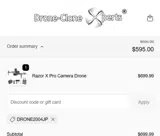 Drone2004jp coupon verification screenshot