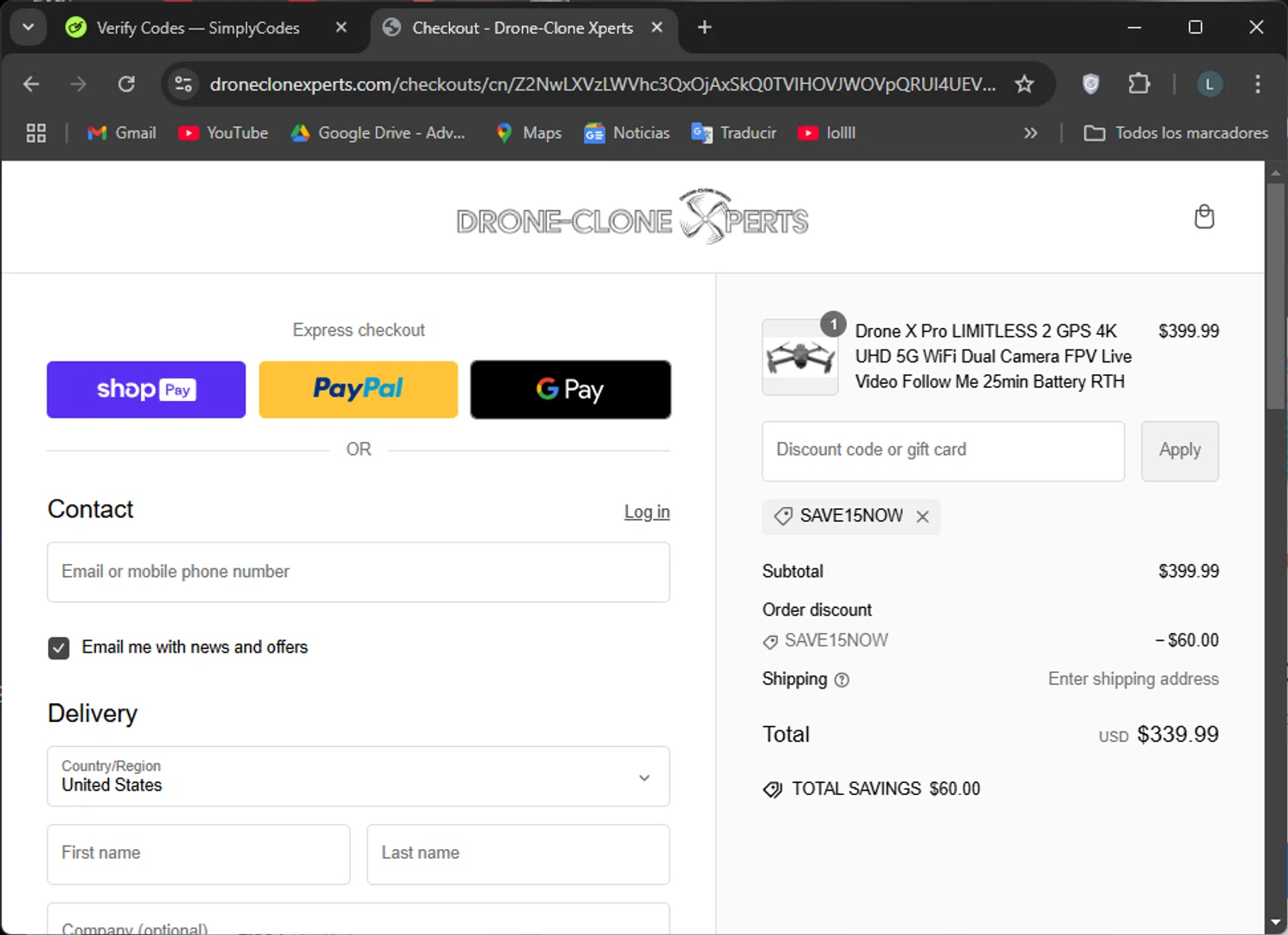 how to use Drone-Clone Xperts coupons