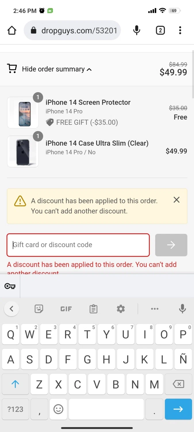 where to use Electronicsforce promo code box