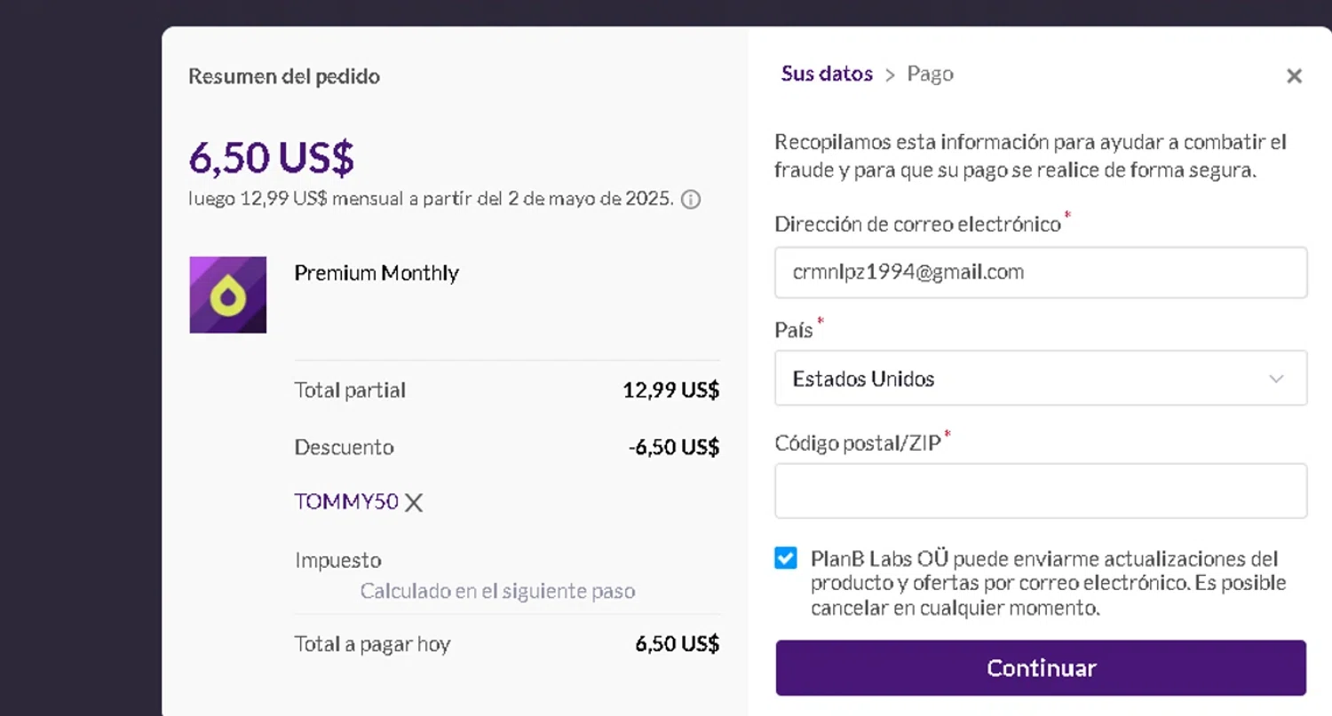 Drops discount code screenshot showing code TOMMY50 applied at Drops checkout page. Uploaded by SimplyCodes community member Frionel_Pessi on Apr 23, 2025