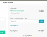 SECRET30 coupon verification screenshot