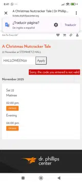 HALLOWEEN20 coupon verification screenshot