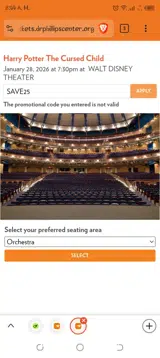 SAVE25 coupon verification screenshot
