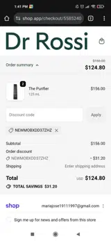NEWMOBXDD37ZH coupon verification screenshot