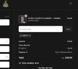 Dr Smoke coupon verification screenshot