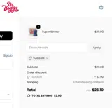 Dr. Tuggs coupon verification screenshot