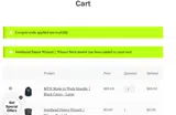 DRYFT coupon verification screenshot