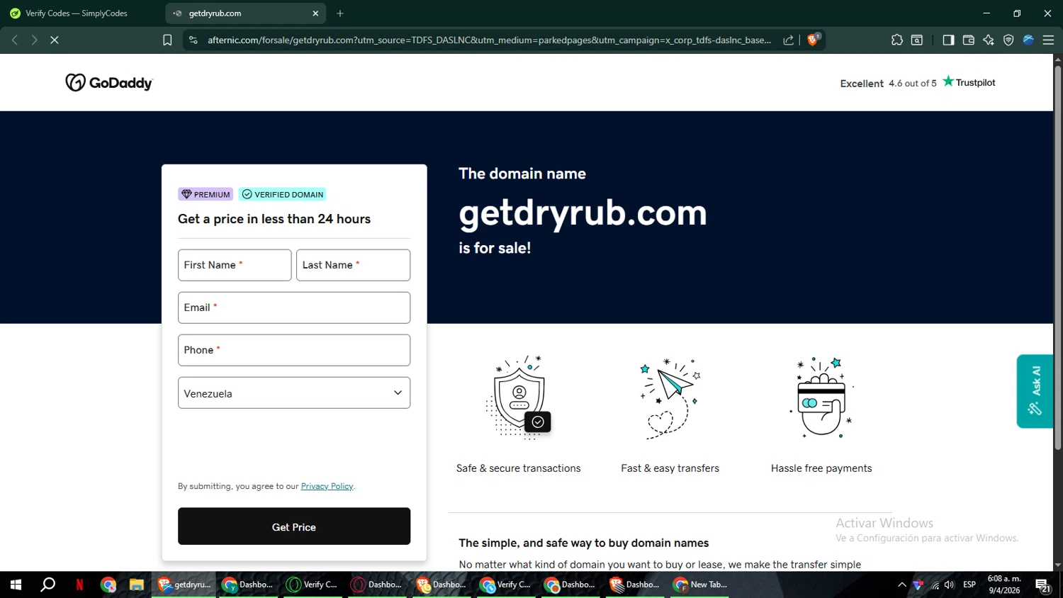 Dry Rub promo code screenshot showing code AMRAP applied at Dry Rub checkout page. Uploaded by SimplyCodes community member ShrewdSeeker6165 on Apr 9, 2026