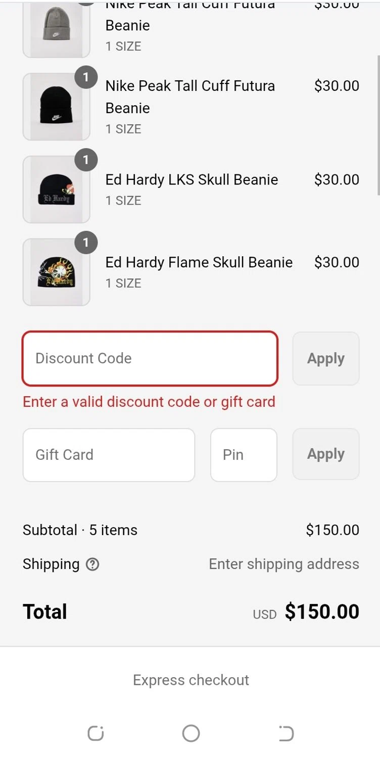 DTLR discount code screenshot showing code KNIT applied at DTLR checkout page. Uploaded by SimplyCodes community member aguirremariagabriela on Aug 1, 2025