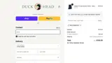 Duck Head coupon verification screenshot