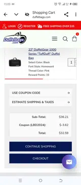 LBD2024 coupon verification screenshot