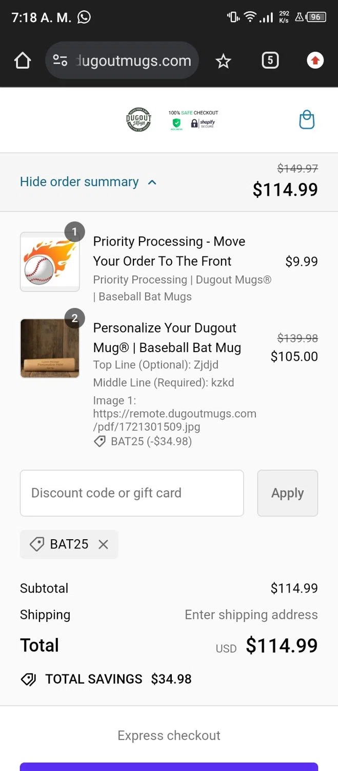 Dugout Mugs Discount Codes 25 Off November 2024