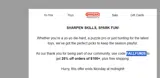 FALLFUN25 coupon verification screenshot