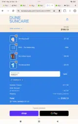 Andrea15 coupon verification screenshot