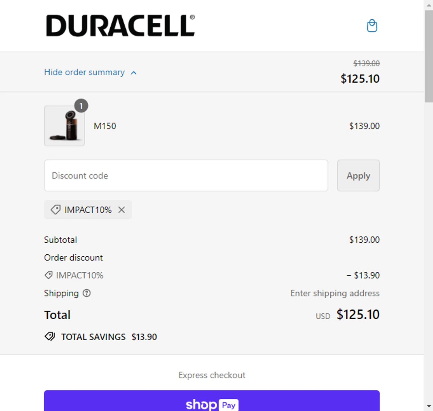 Duracell Coupons - 10% Off | September 2024
