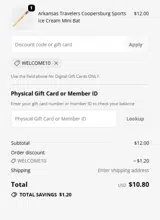 Durham Bulls coupon verification screenshot