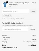 Durham Bulls coupon verification screenshot