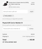 Durham Bulls coupon verification screenshot
