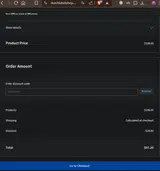 WELKOM10 coupon verification screenshot