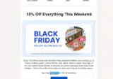 FRIDAY15 coupon verification screenshot