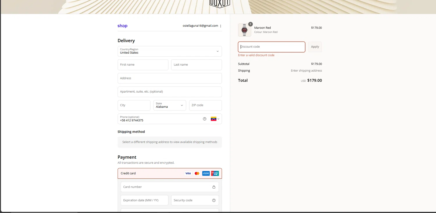 Duxot Watches promo code screenshot showing code SERENATA20 applied at Duxot Watches checkout page. Uploaded by SimplyCodes community member FrugalElite775 on Sep 11, 2025