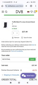 9G7U7G4L coupon verification screenshot