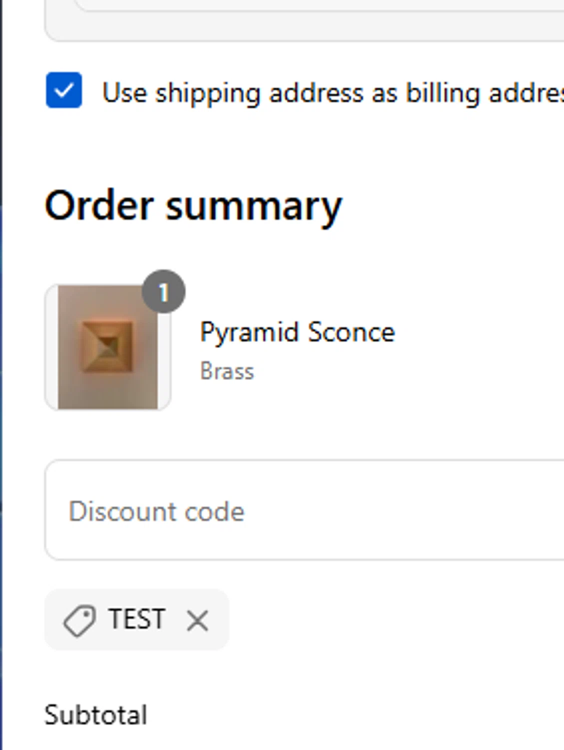 Dwell promo code screenshot showing code TEST applied at Dwell checkout page. Uploaded by SimplyCodes community member GoldLynx7797 on Aug 17, 2025