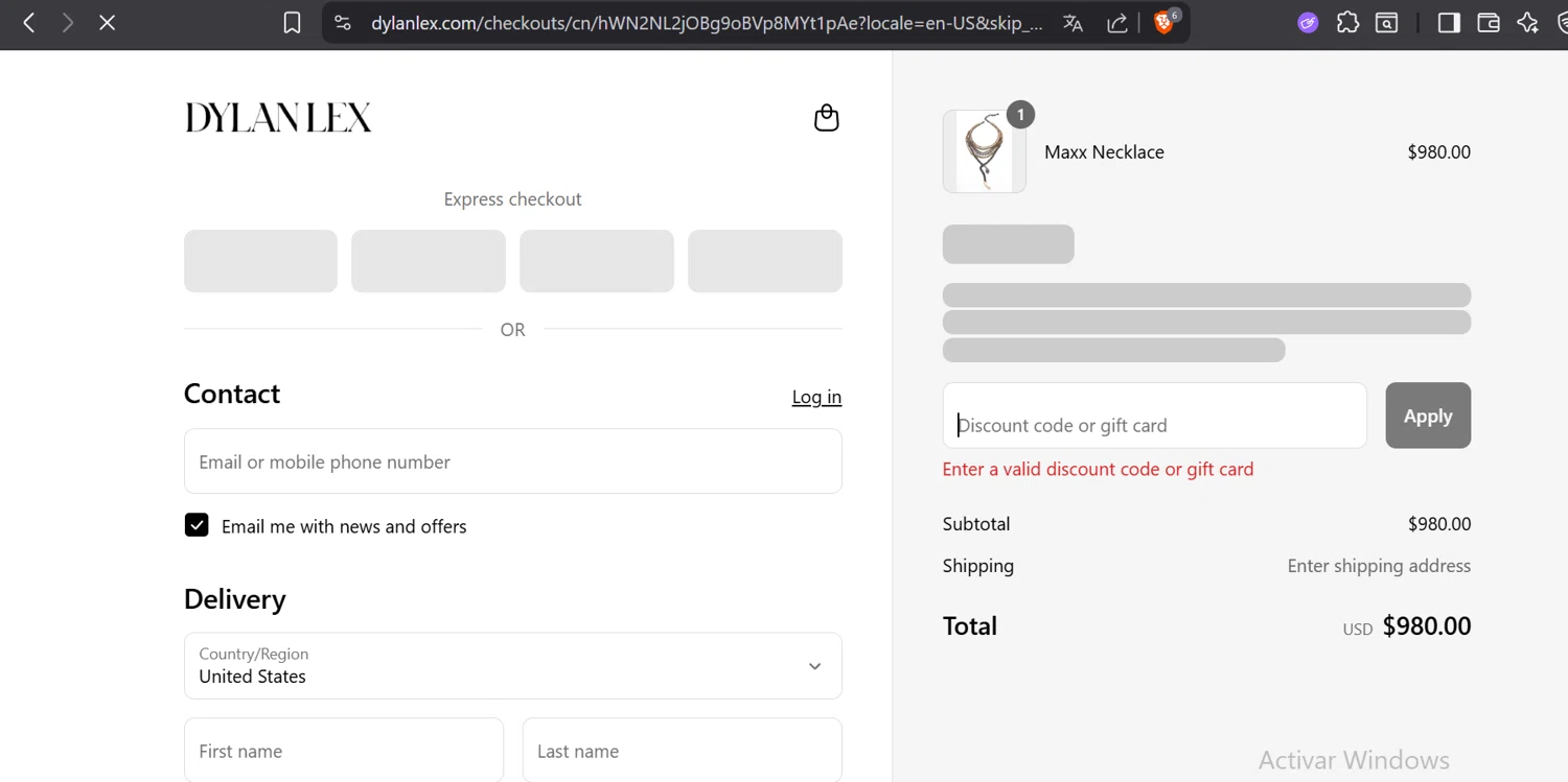 Dylanlex coupon code screenshot showing code EARNYOURHAPPY24 applied at Dylanlex checkout page. Uploaded by SimplyCodes community member CoinOwl5103 on Aug 29, 2025