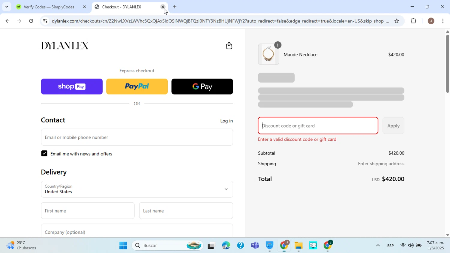 Dylanlex coupon code screenshot showing code GIVE300GET100 applied at Dylanlex checkout page. Uploaded by SimplyCodes community member ABHF23 on Jun 1, 2025