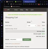 Dyn coupon verification screenshot