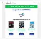 EXTRAXX53 coupon verification screenshot